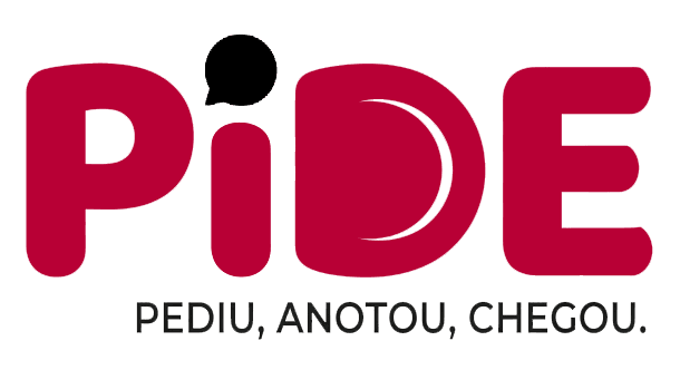 Pide — Pediu, anotou, chegou.